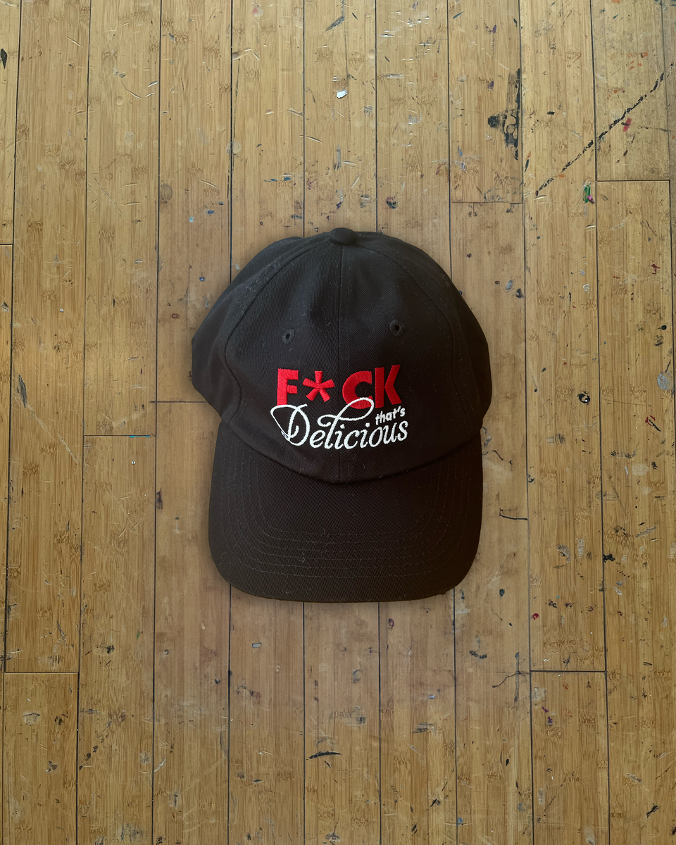BAKLAVA F*CK THAT'S DELICIOUS デニム キャップ