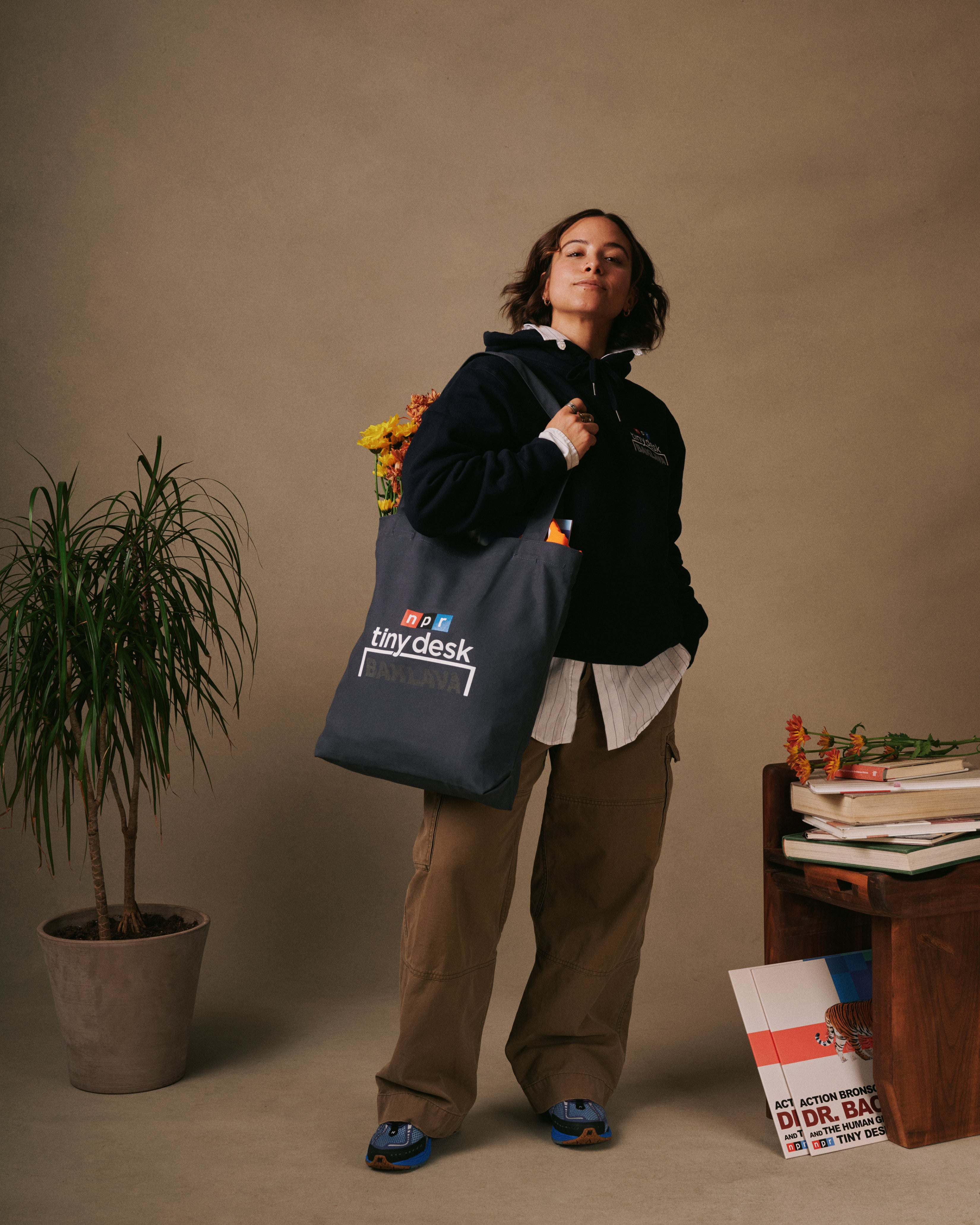 Baklava x NPR Tiny Desk Tote Bag - Navy