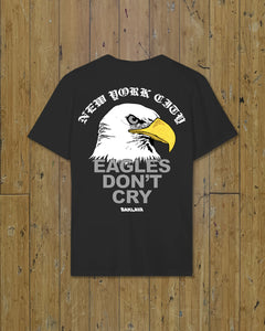 BAKLAVA "EAGLES DONT CRY" NYC TEE - BLACK