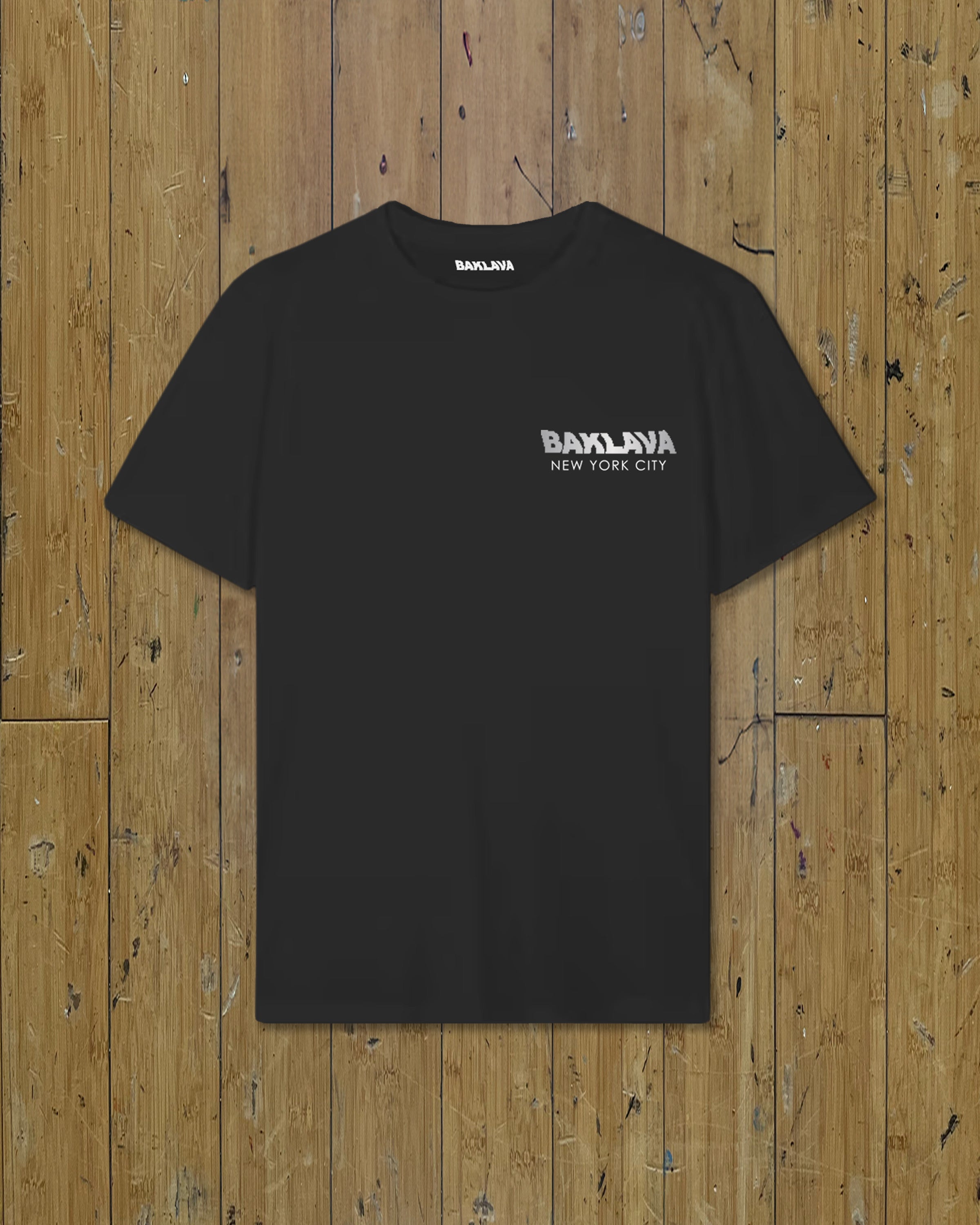 BAKLAVA "EAGLES DONT CRY" NYC TEE - BLACK