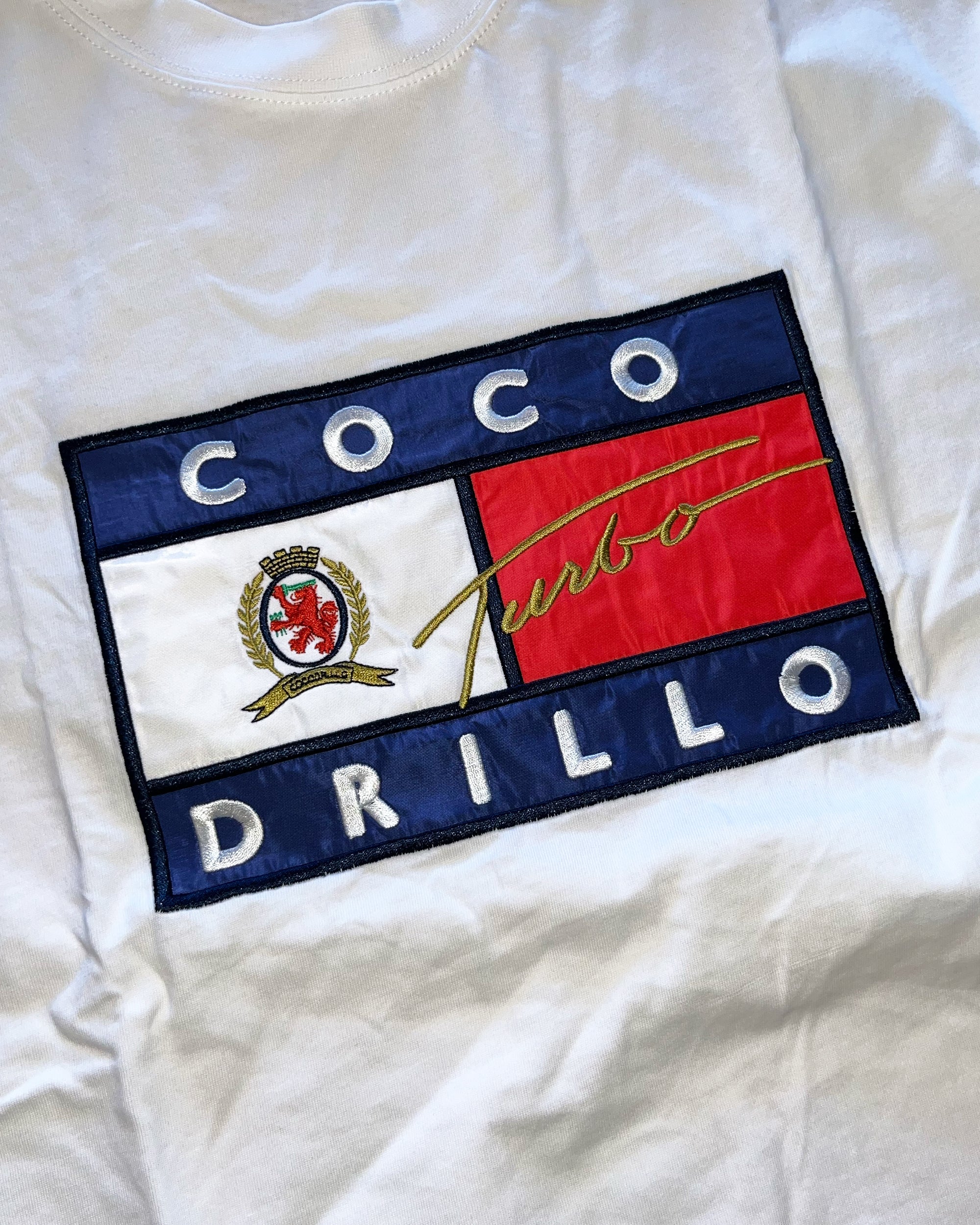 COCODRILLO FLAG T-SHIRT (WHITE)