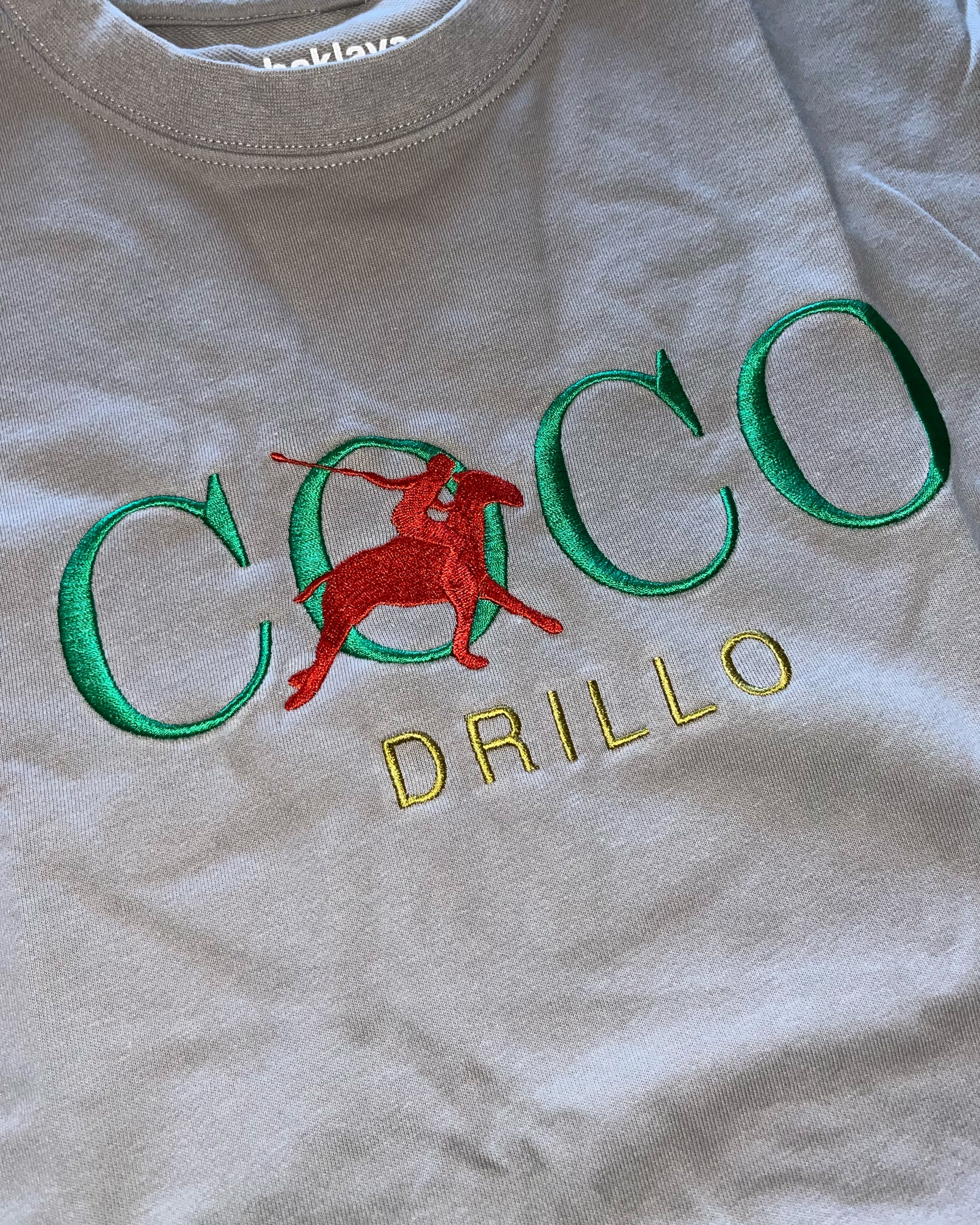 COCODRILLO HORSE T-SHIRT (GREY)